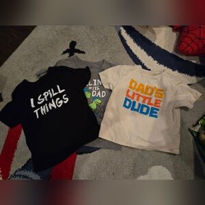 Children's Place Bundle Of 3 18-24M Boy Short Sleeve T Shirts